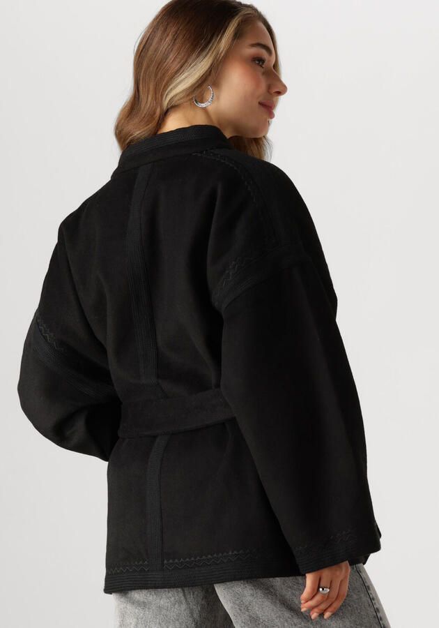 Antik batik Zwarte Kimono voor Elegante Avonden Black Dames - Foto 2