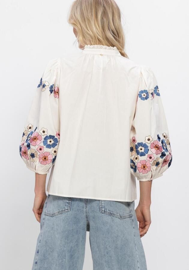 ANTIK BATIK Dames Blouses Amantina Blouse Gebroken Wit - Foto 3