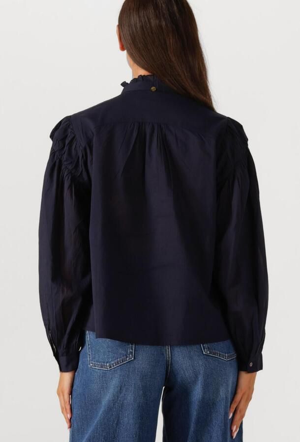 ANTIK BATIK Dames Blouses Ange Blouse Donkerblauw - Foto 3