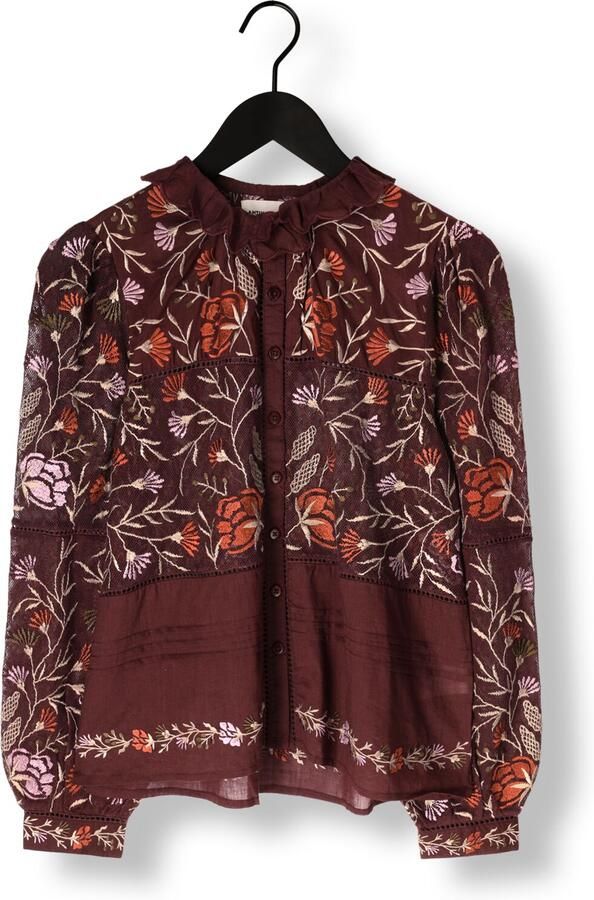 ANTIK BATIK Dames Blouses Arima Blouse Bordeaux - Foto 3