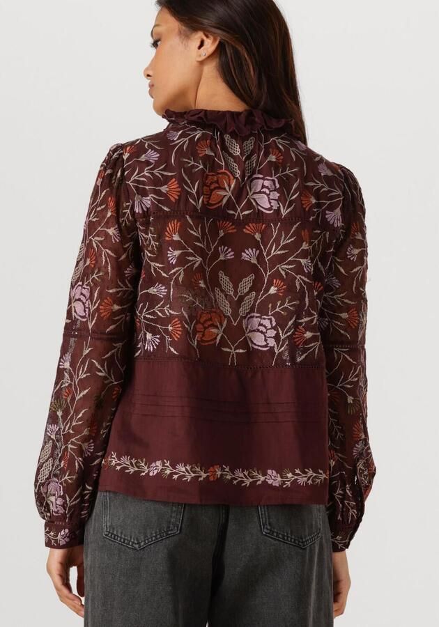 ANTIK BATIK Dames Blouses Arima Blouse Bordeaux