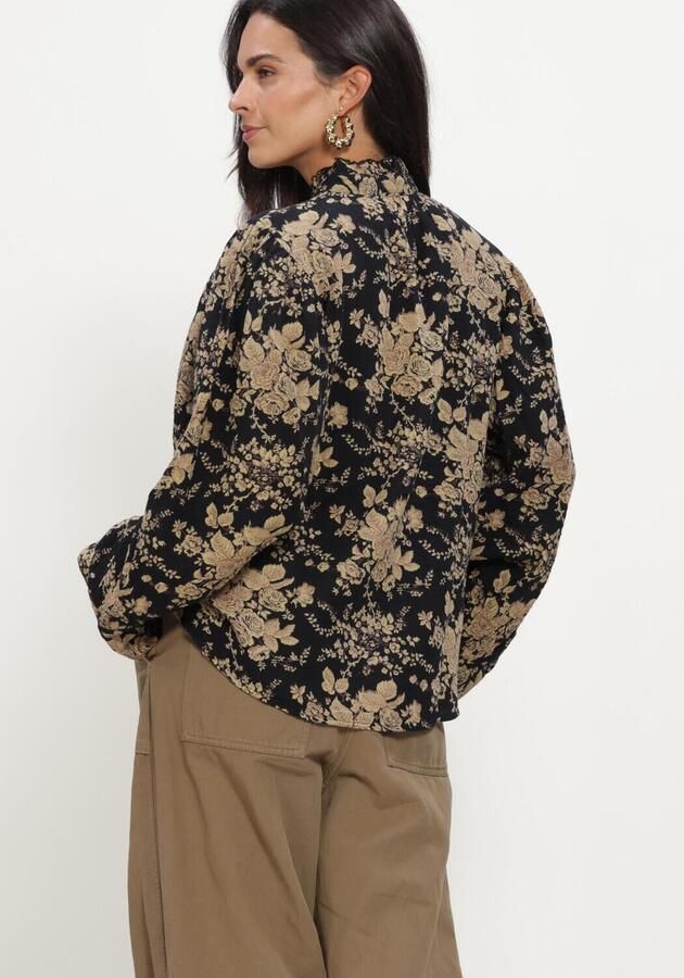 ANTIK BATIK Dames Blouses Cinzo Blouse Zwart - Foto 3