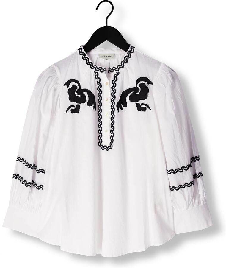 ANTIK BATIK Dames Blouses Dali Blouse Wit