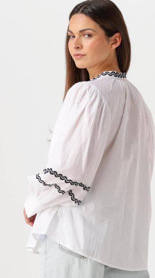 ANTIK BATIK Dames Blouses Dali Blouse Wit - Foto 3