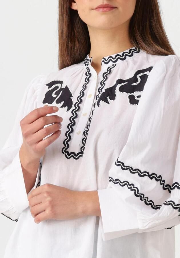 ANTIK BATIK Dames Blouses Dali Blouse Wit - Foto 2