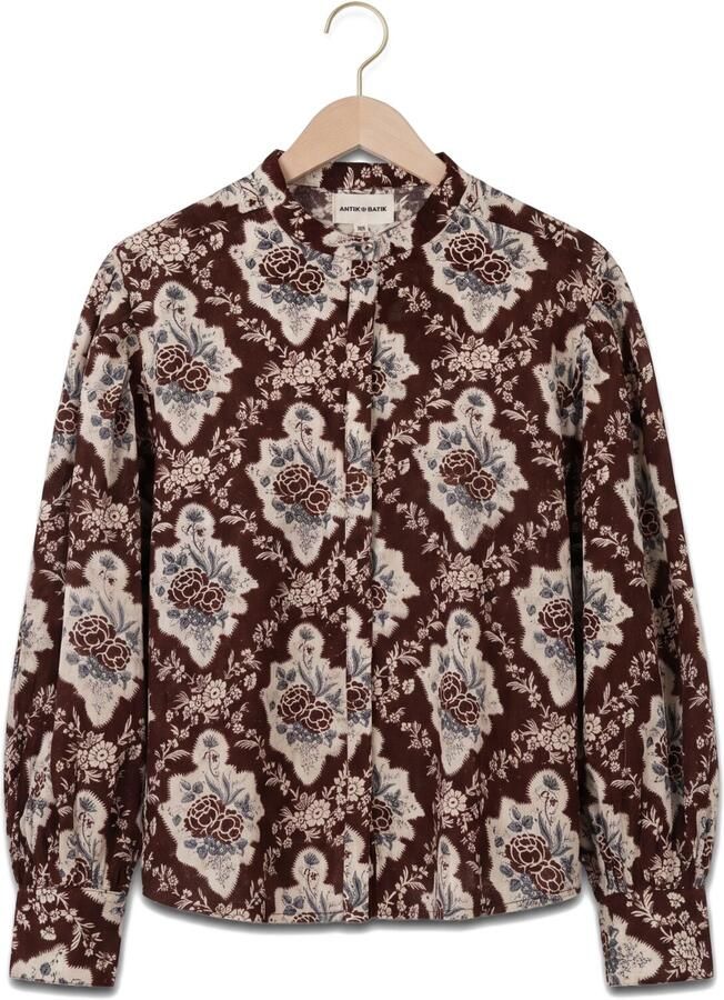 ANTIK BATIK Dames Blouses Irene Blouse Bruin - Foto 2