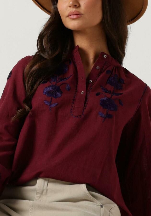 ANTIK BATIK Dames Blouses Isla Blouse Bordeaux - Foto 3