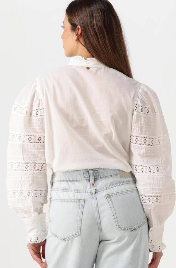 ANTIK BATIK Dames Blouses Lena Blouse Wit - Foto 3