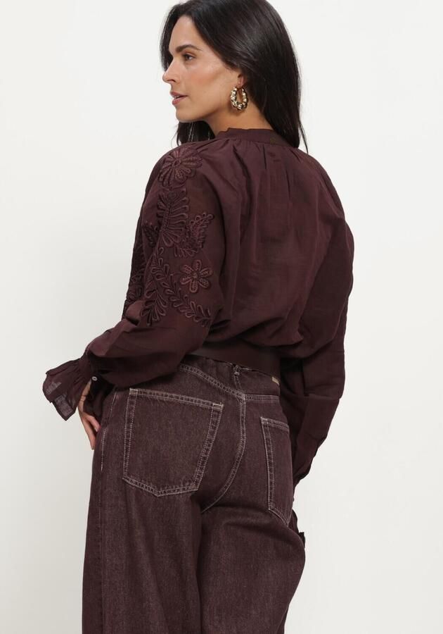 ANTIK BATIK Dames Blouses Marta Blouse Bruin - Foto 3