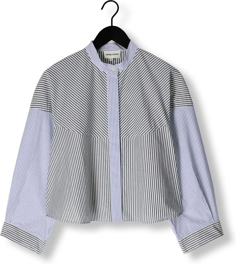 ANTIK BATIK Dames Blouses Martin Blouse Blauw