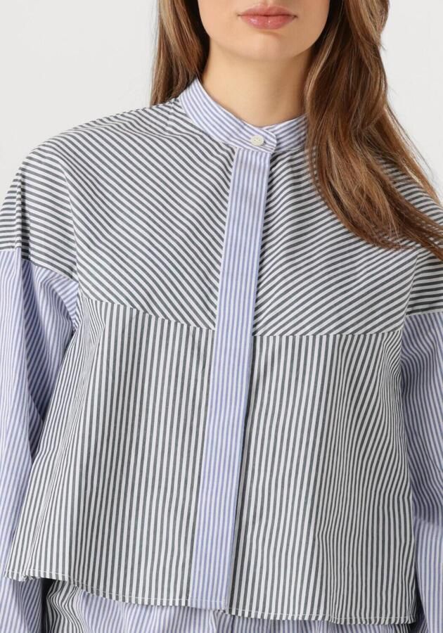 ANTIK BATIK Dames Blouses Martin Blouse Blauw - Foto 2