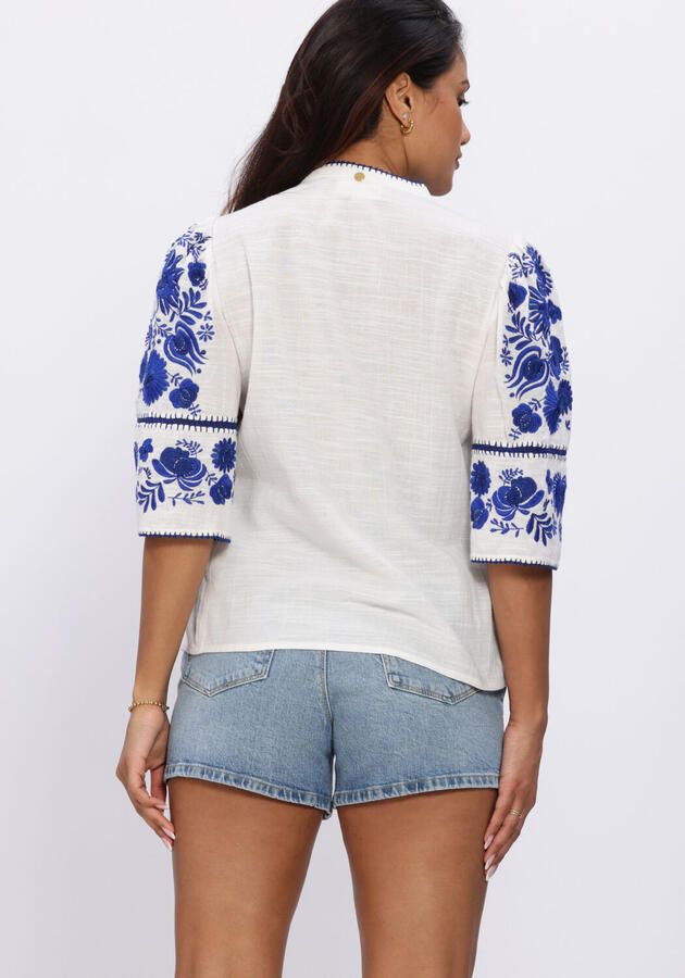 ANTIK BATIK Dames Blouses Matias Blouse Wit - Foto 4