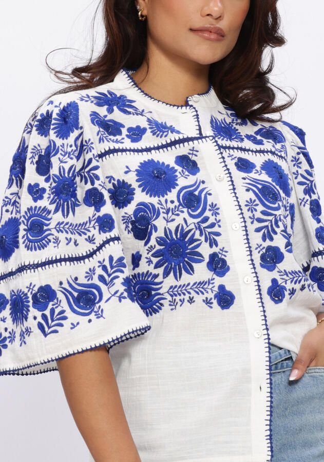ANTIK BATIK Dames Blouses Matias Blouse Wit - Foto 3