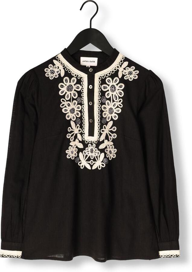 ANTIK BATIK Dames Blouses Nohi Blouse Zwart