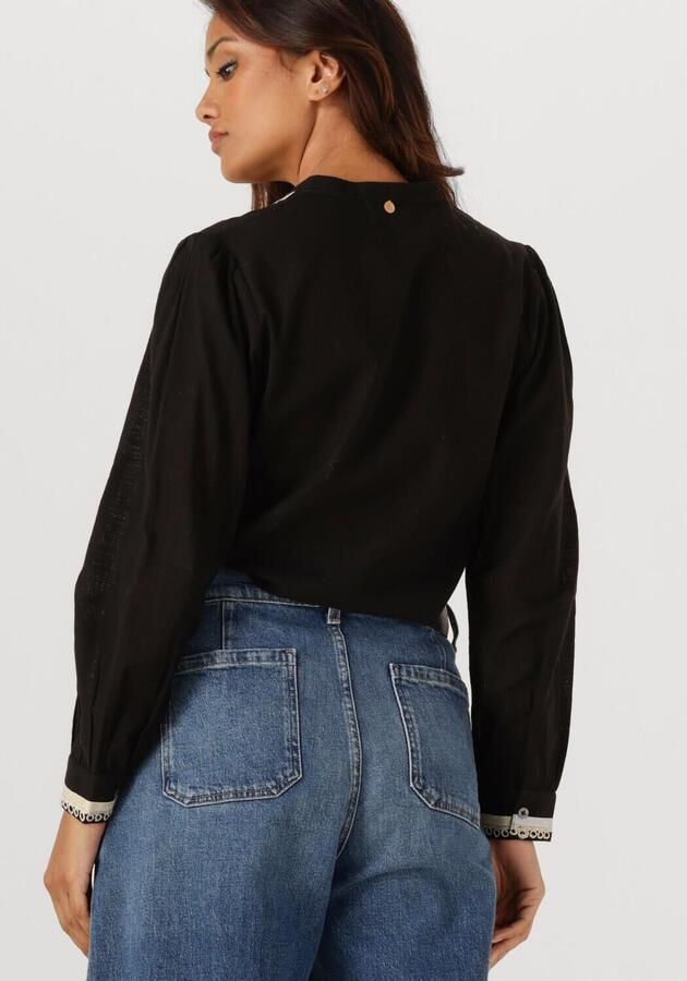 ANTIK BATIK Dames Blouses Nohi Blouse Zwart - Foto 2