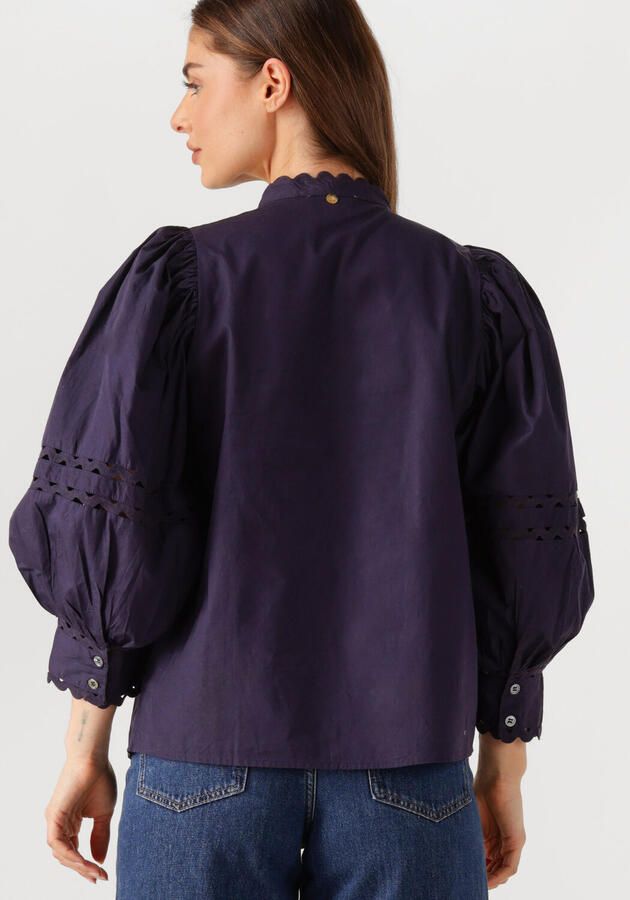 Antik batik Elegante Romie Blouse in Donkerblauw Purple Dames - Foto 3