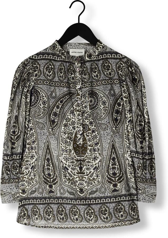 ANTIK BATIK Dames Blouses Taya Blouse Zwart