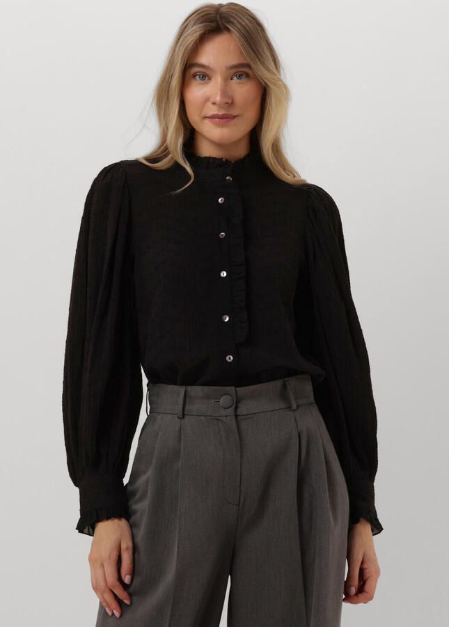 ANTIK BATIK Dames Blouses Yvette Blouse Zwart - Foto 4