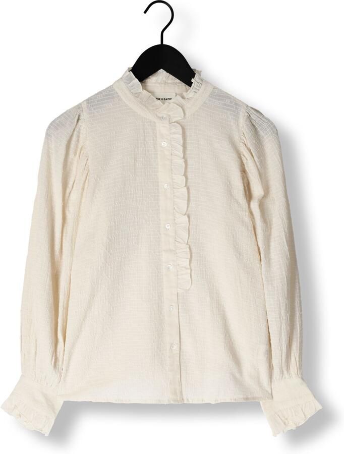 ANTIK BATIK Dames Blouses Yvo Blouse Ecru