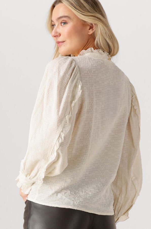 ANTIK BATIK Dames Blouses Yvo Blouse Ecru - Foto 3