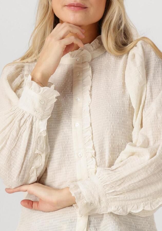 ANTIK BATIK Dames Blouses Yvo Blouse Ecru - Foto 2