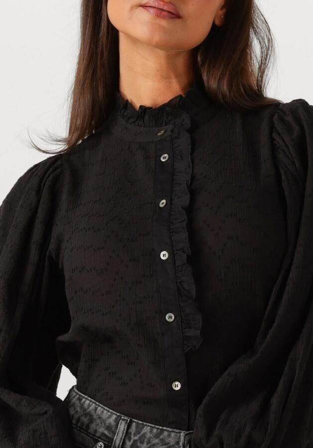ANTIK BATIK Dames Blouses Yvo Blouse Zwart - Foto 3