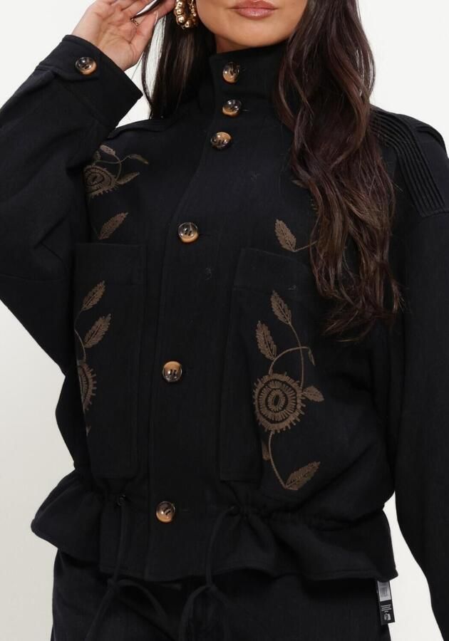 ANTIK BATIK Dames Jassen Aristide Jacket Zwart - Foto 4