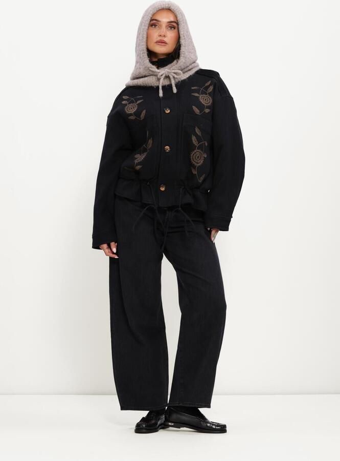 ANTIK BATIK Dames Jassen Aristide Jacket Zwart - Foto 2