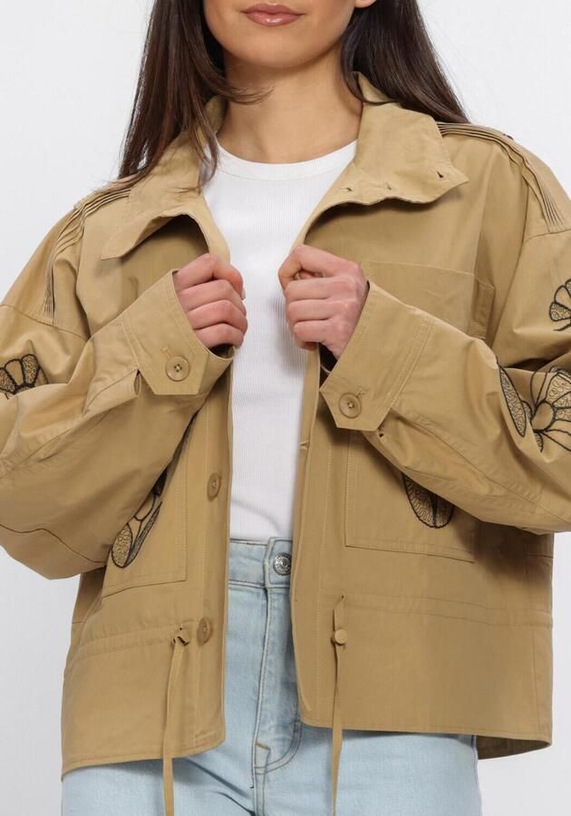 ANTIK BATIK Dames Jassen Maria Jacket Camel - Foto 4