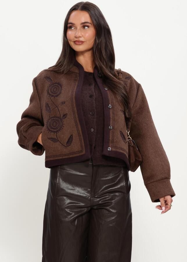 ANTIK BATIK Dames Jassen Willow Jacket Bruin
