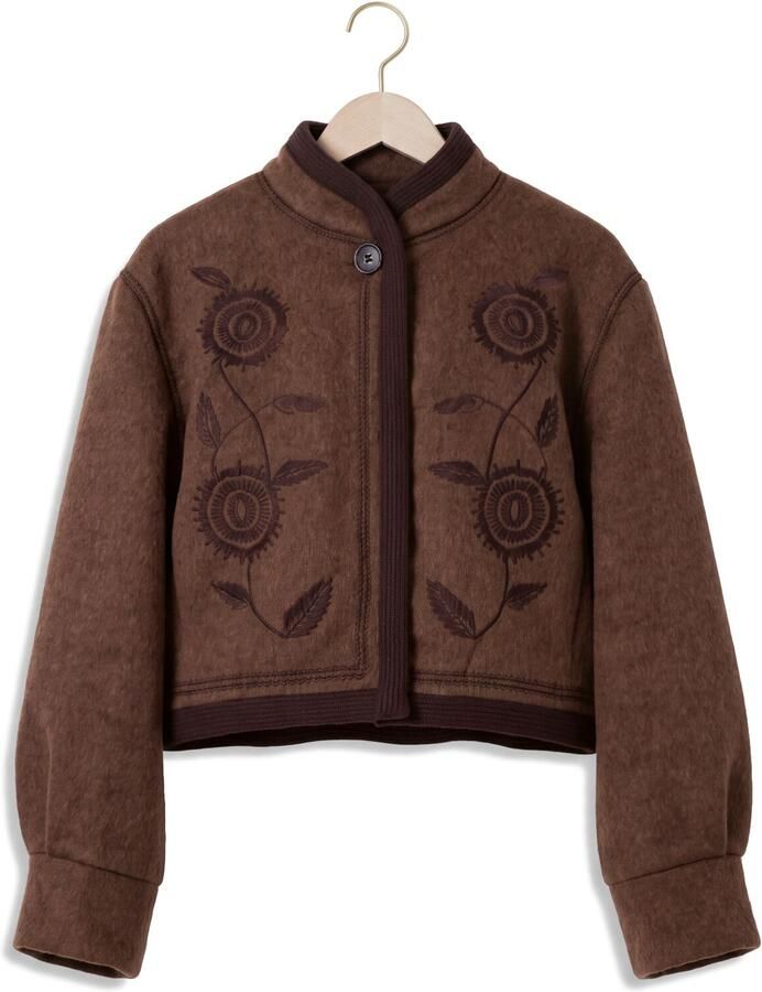 ANTIK BATIK Dames Jassen Willow Jacket Bruin - Foto 2