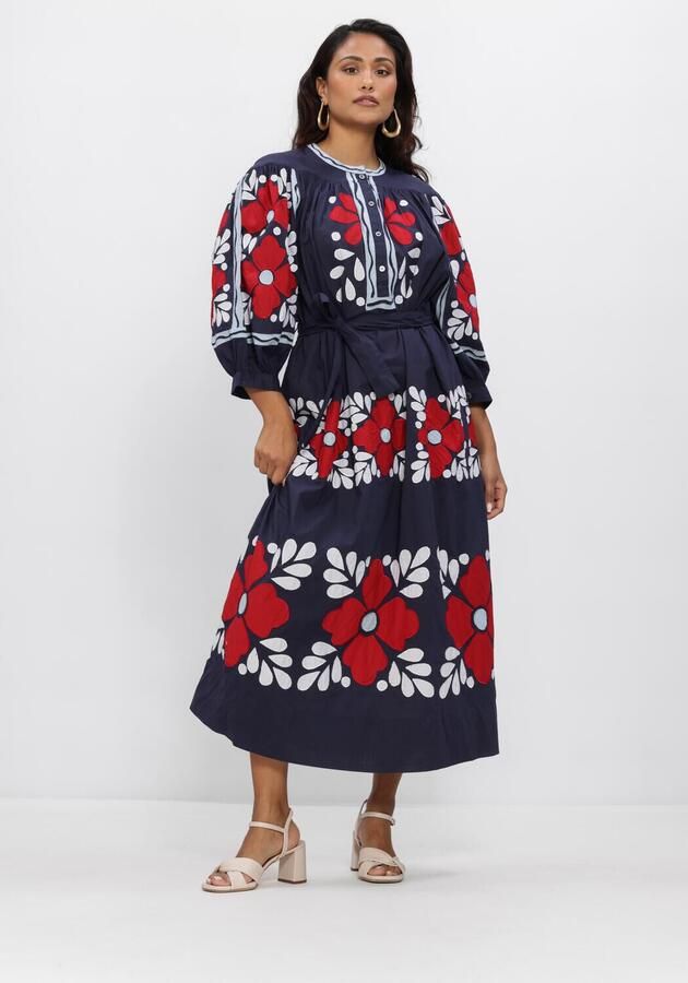ANTIK BATIK Dames Jurken Oxo Dress Donkerblauw