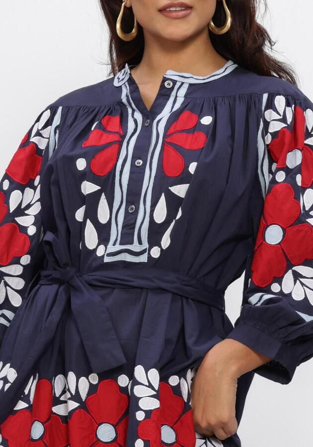 ANTIK BATIK Dames Jurken Oxo Dress Donkerblauw - Foto 3