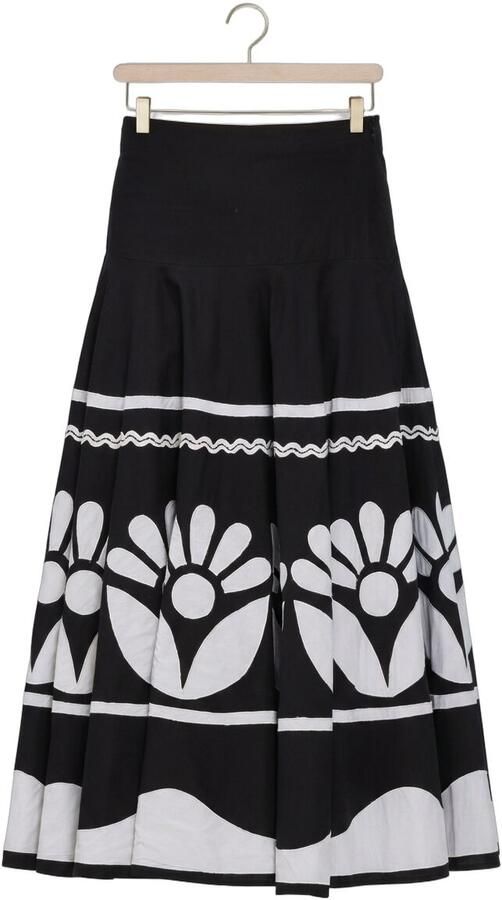 ANTIK BATIK Dames Rokken Cadix Skirt Zwart - Foto 4