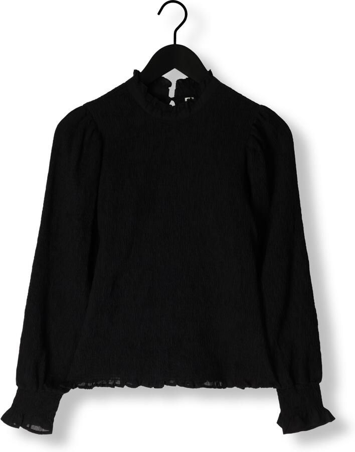 ANTIK BATIK Dames Tops & T-shirts Angelie Smock Blouse Zwart