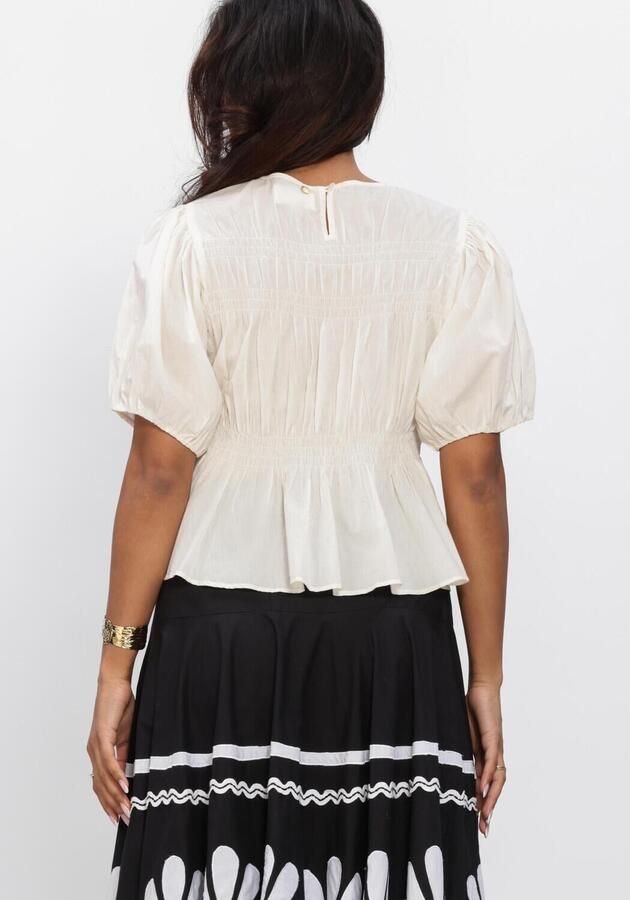 ANTIK BATIK Dames Tops & T-shirts Caroline Blouse Gebroken Wit - Foto 3
