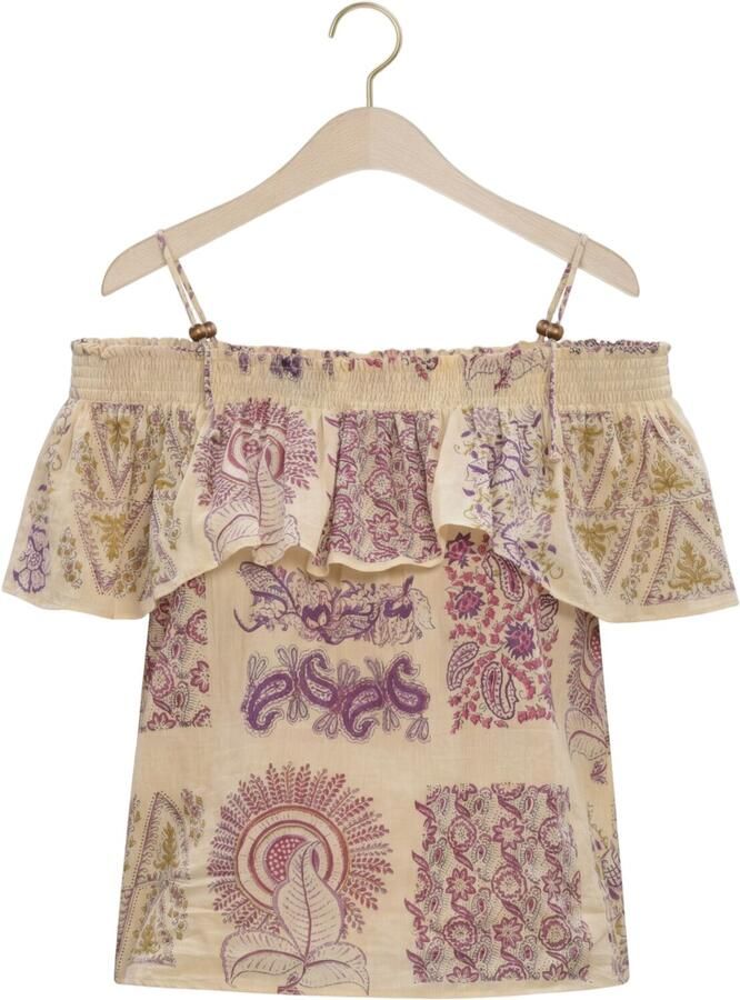 ANTIK BATIK Dames Tops & T-shirts Jane Top Creme - Foto 2