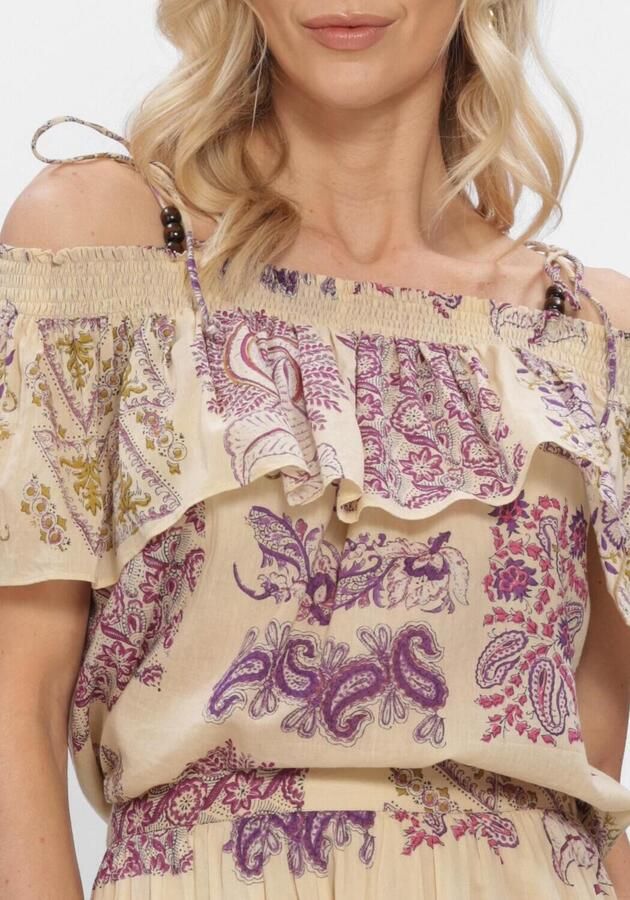 ANTIK BATIK Dames Tops & T-shirts Jane Top Creme - Foto 4