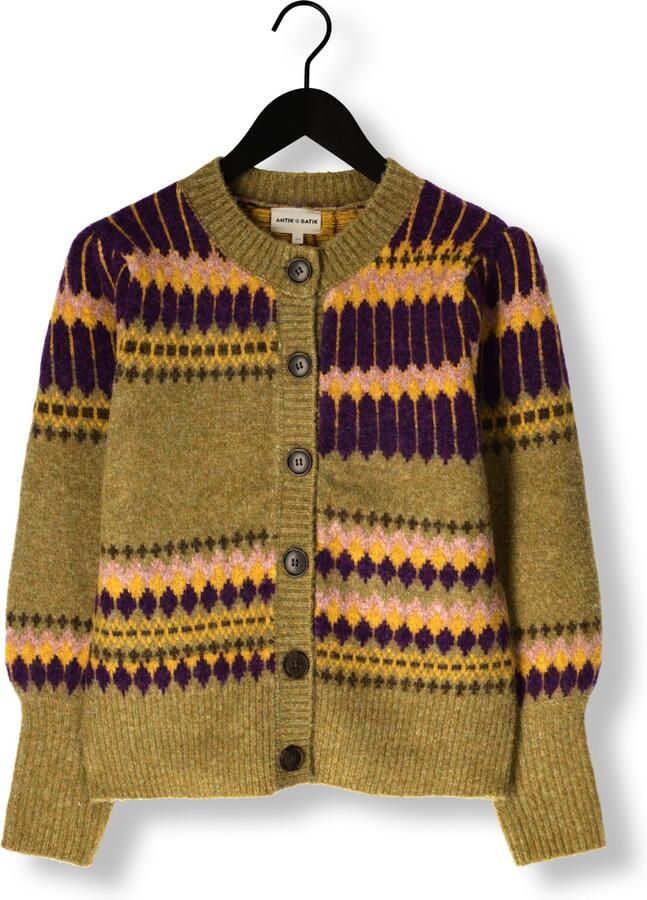 ANTIK BATIK Dames Truien & Vesten Mohi Cardigan Groen