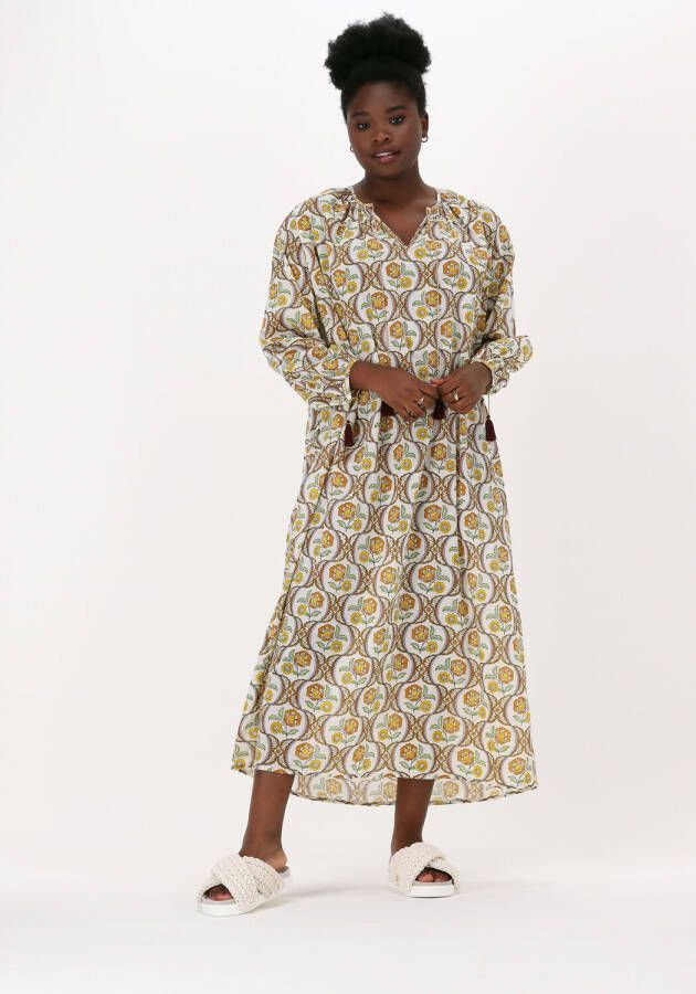 Antik Batik Gele Maxi Jurk Tanissa Dress