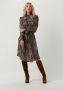 Antik batik Elvis Transdress Midi Jurk Dames Multicolor Dames - Thumbnail 1