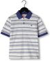 AO76 Jongens Polo's & T-shirts Carter Striped Polo Blauw - Thumbnail 1