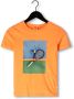 AO76 Jongens Polo's & T-shirts Mat T-shirt Tennis Oranje - Thumbnail 1