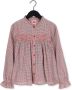 AO76 Meisjes Blouses Inuit Red Check Shirt Rood - Thumbnail 1