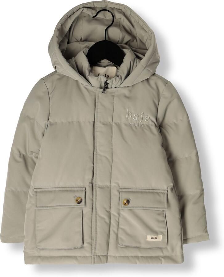BAJE STUDIO Jongens Jassen Logan Lichtgrijs - Foto 3