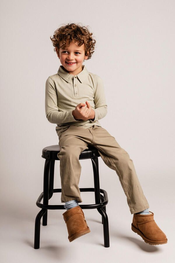 BAJE STUDIO Jongens Polo's & T-shirts Broc Beige - Foto 2