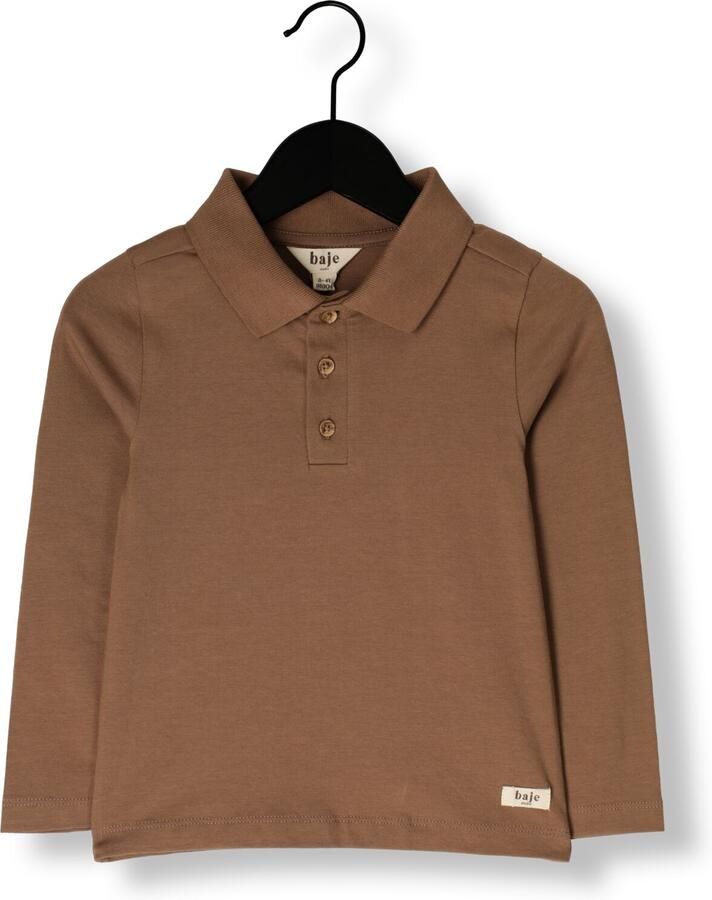 BAJE STUDIO Jongens Polo's & T-shirts Broc Bruin - Foto 3