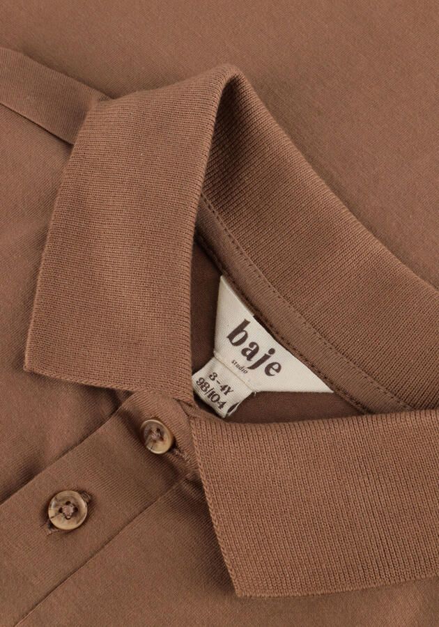 BAJE STUDIO Jongens Polo's & T-shirts Broc Bruin