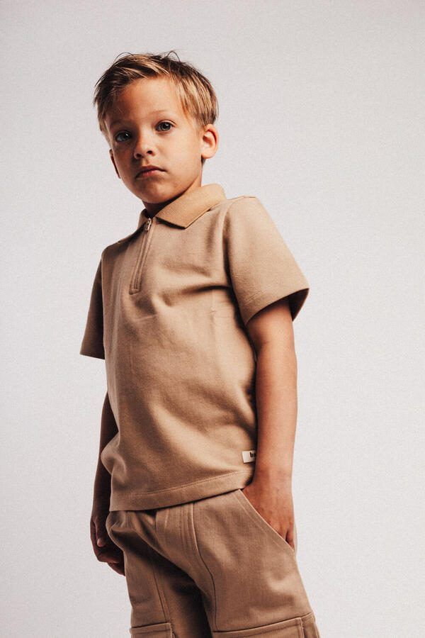 BAJE STUDIO Jongens Polo's & T-shirts Hervas Camel - Foto 3
