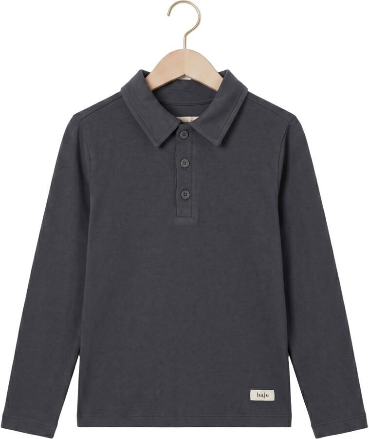 BAJE STUDIO Jongens Polo's & T-shirts Nikolai Zwart